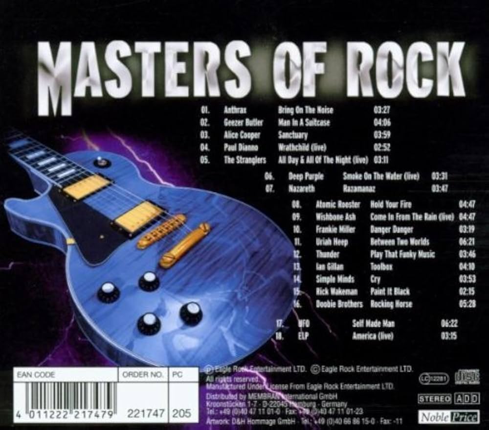 その他 Masters of Rock [CD] Masters Of Rock Vol 1 – CD (Compilation), 2006 [r2198573